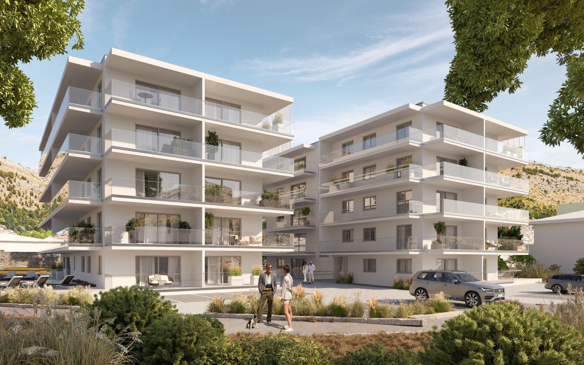 Sunset Hills új építésű lakások Trogir mellett, Seget Donji